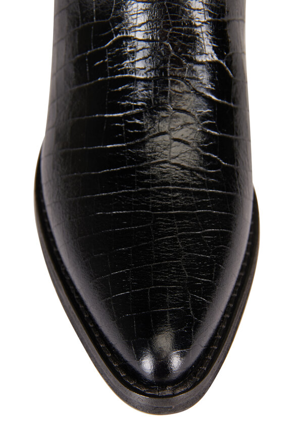 Partlow Mira Stamped Leather & Suede Tall Cowboy Boot - view 4
