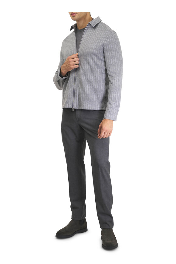 Marco Pescarolo Gray Five Pocket Pant - view 5