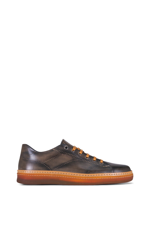 Di Bianco Imola Laser Fog Medium Brown Leather Sneaker - view 3
