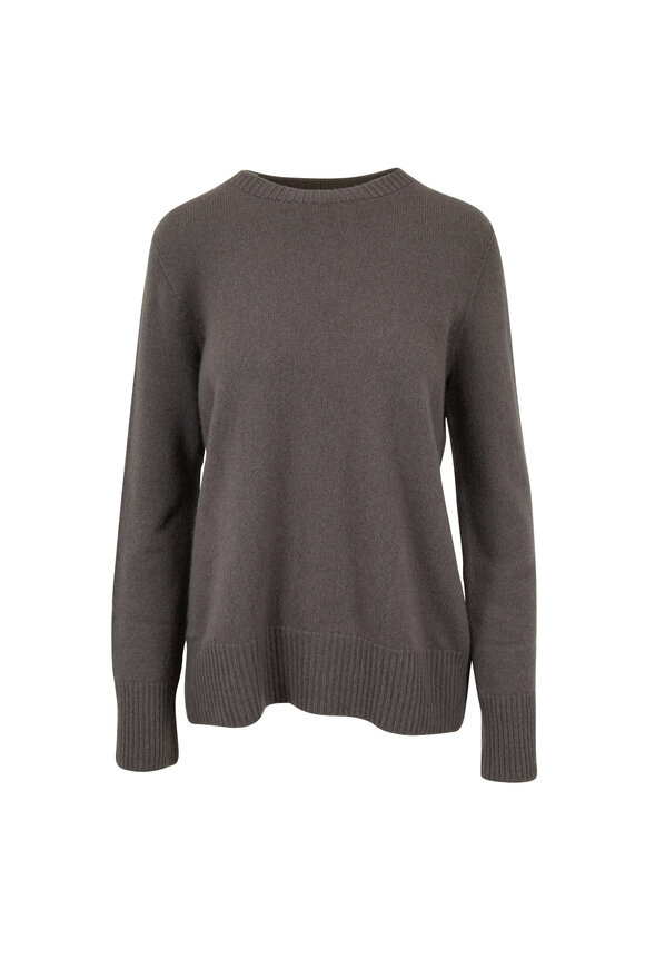 The Row - Stone Wool & Cashmere Full Sleeve Sweater