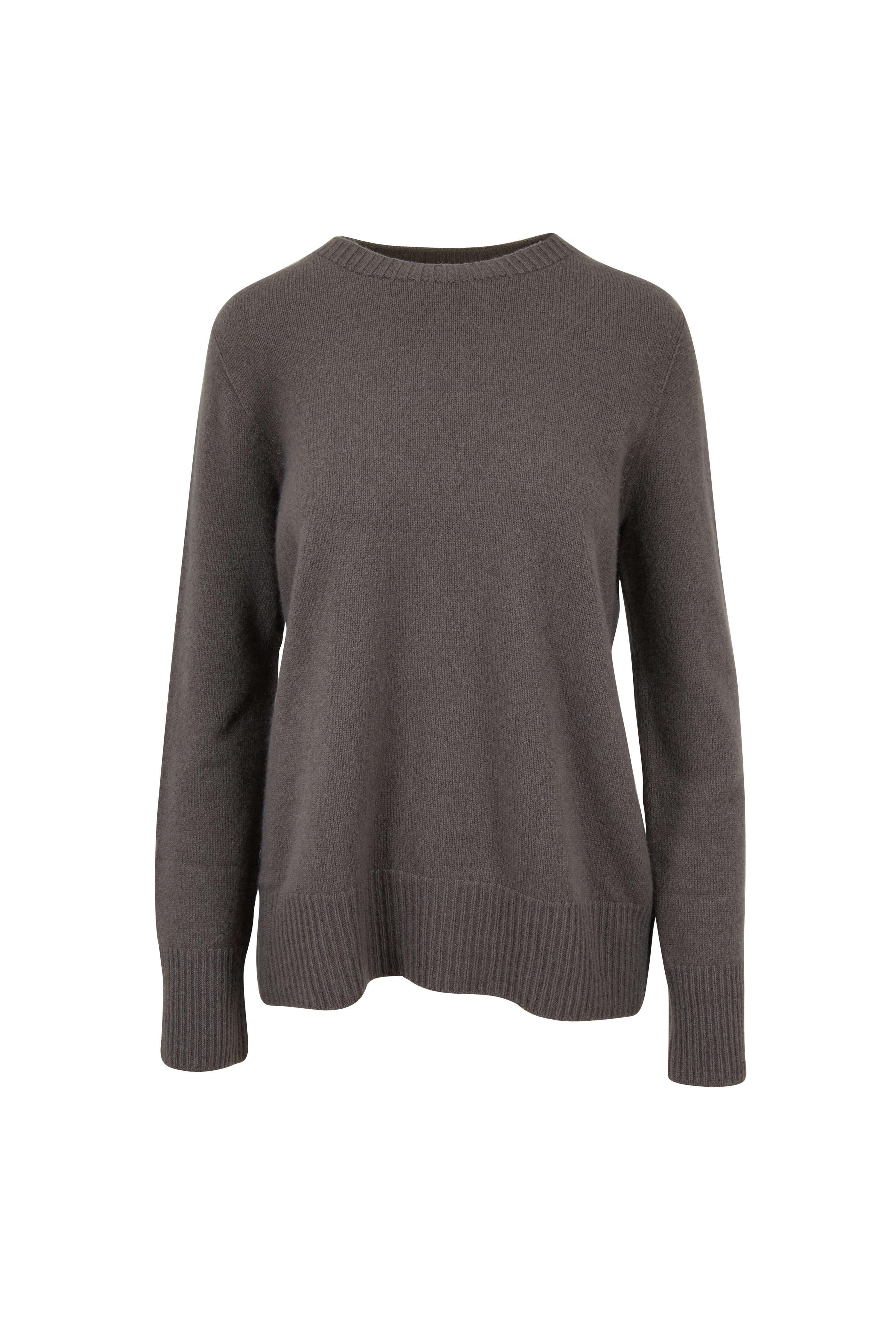 The Row - Stone Wool & Cashmere Full Sleeve Sweater