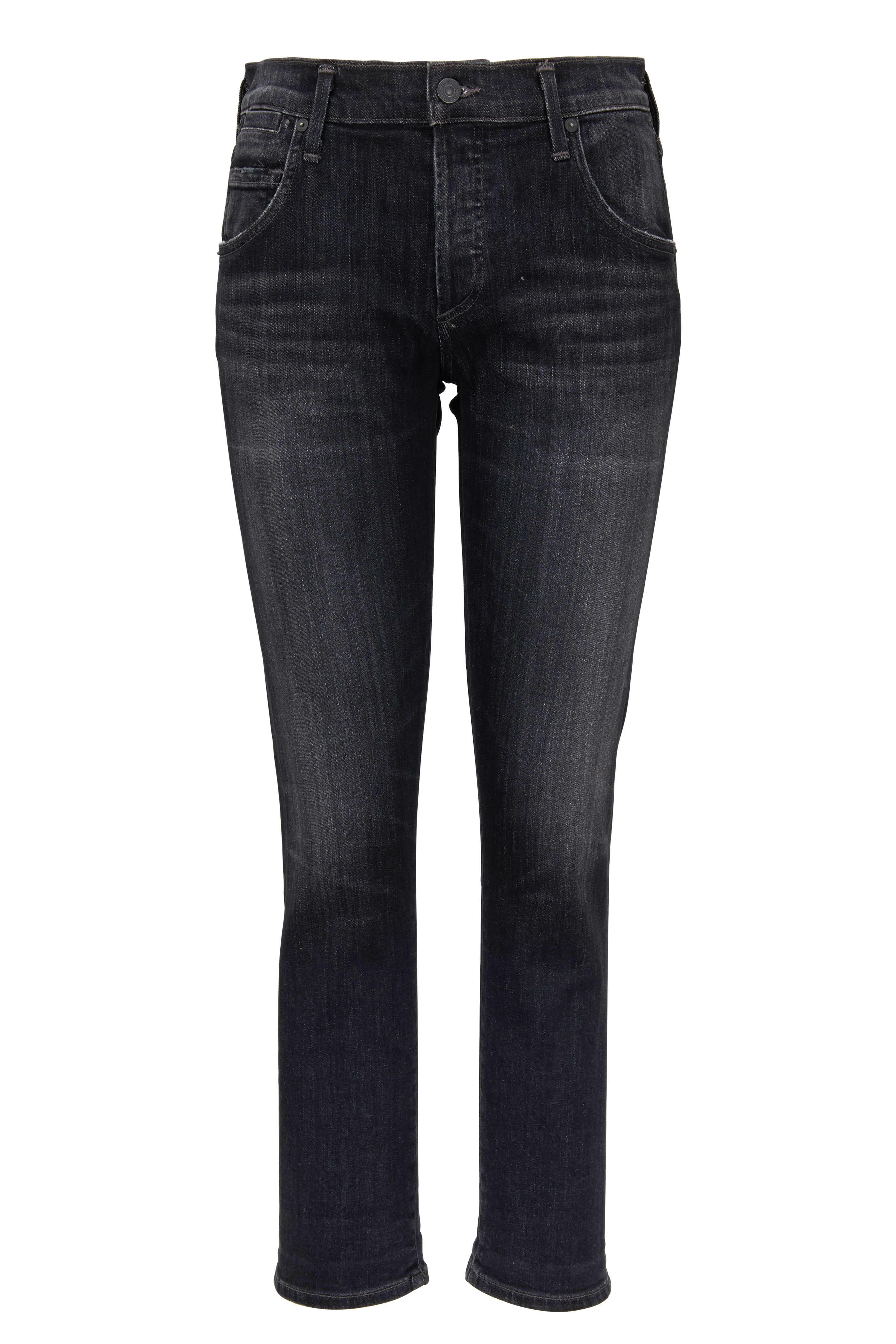 Citizens of Humanity - Emerson Dark Gray Slim Fit Boyfriend Jean