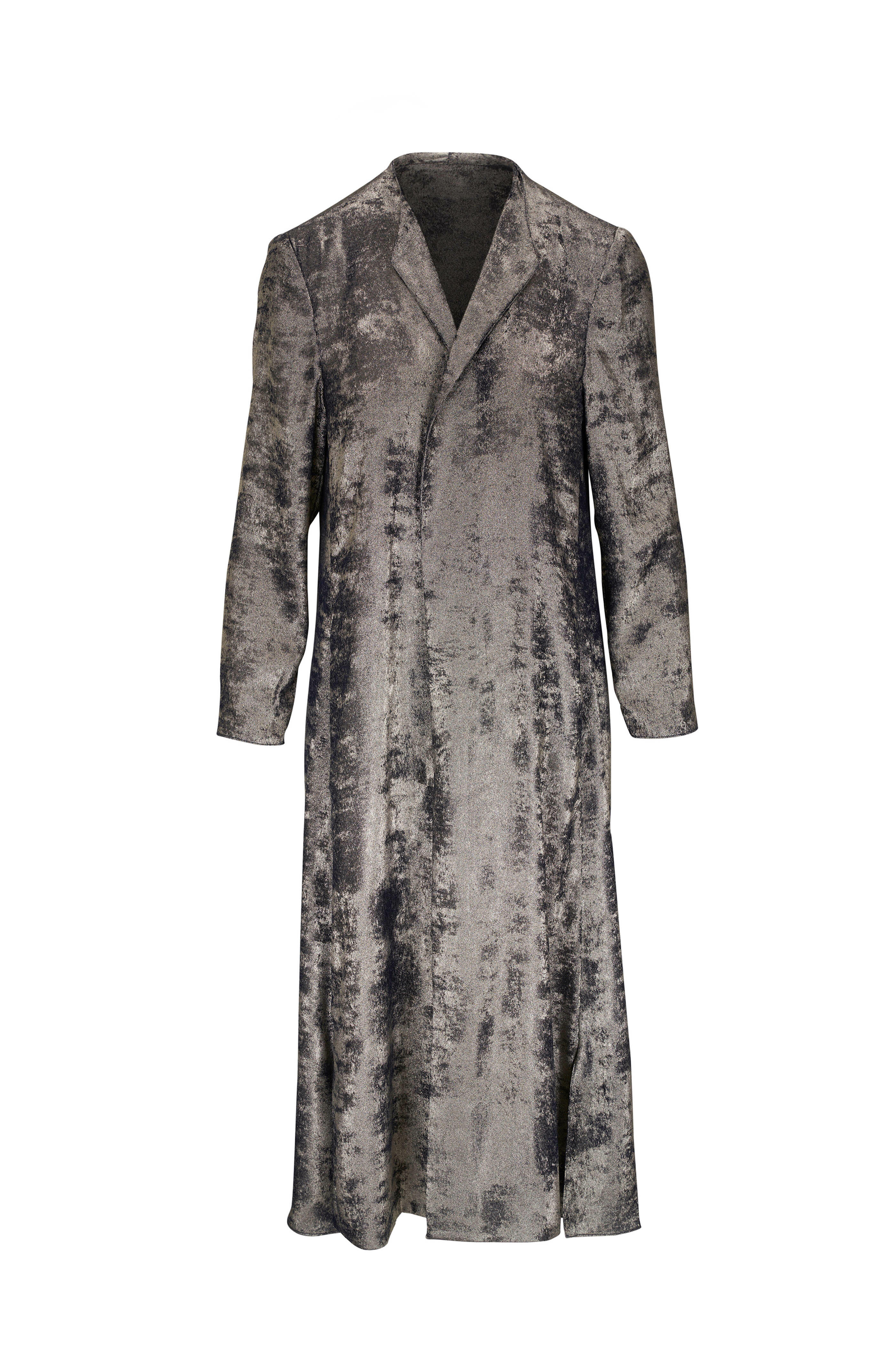 Peter Cohen - Rocker Silver Velvety Foil Coat | Mitchell Stores