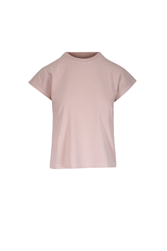 Agolde Bryce Dusty Rose Cap Sleeve T-Shirt