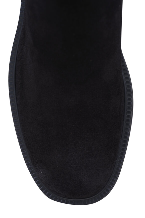 Tod's Black Suede Short Boot - view 4