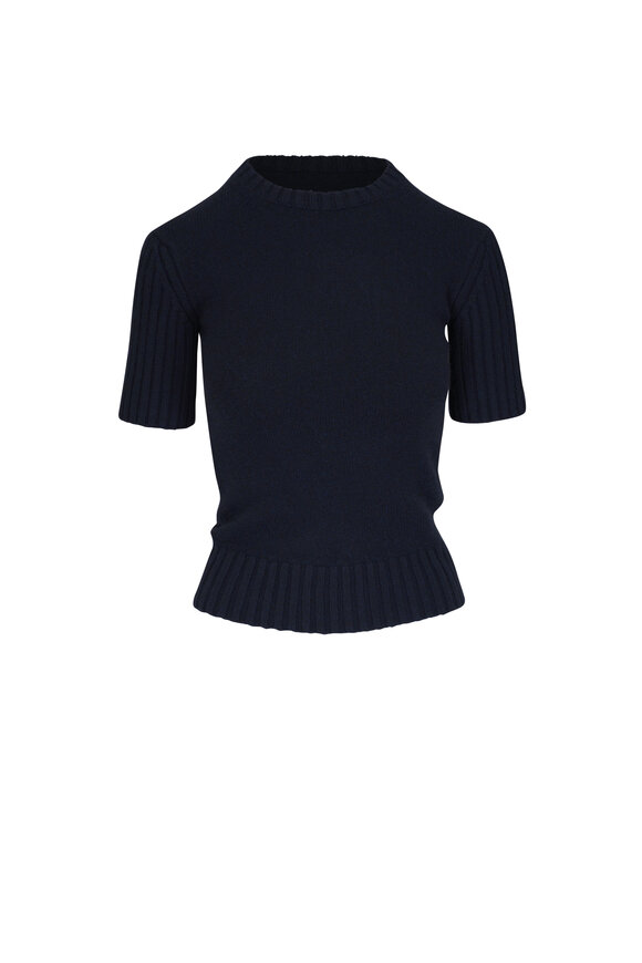 Khaite Mia Midnight Cashmere Sweater