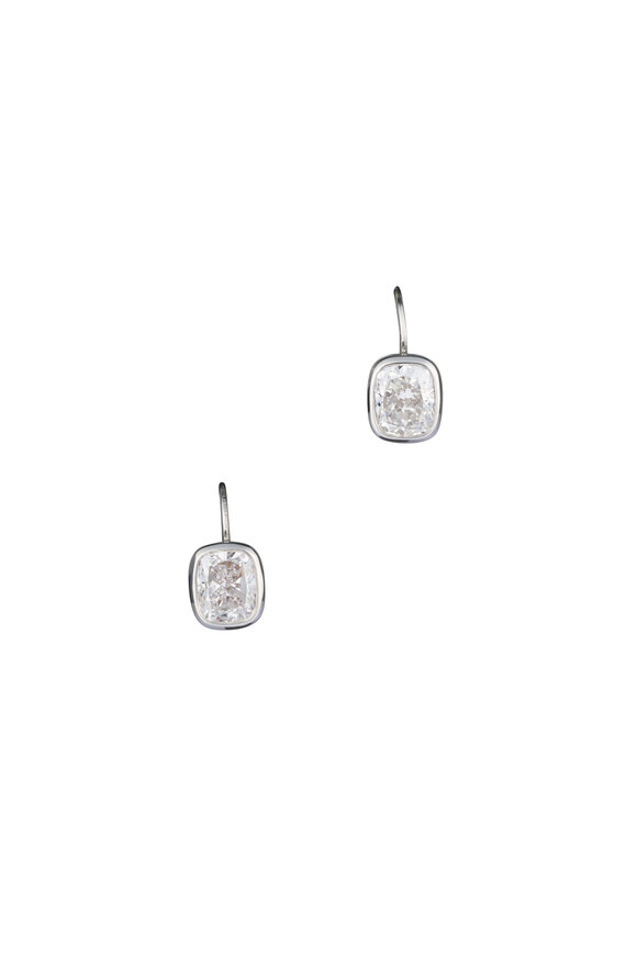 Lowy & Co Diamond Stud Drop Earrings - view 1