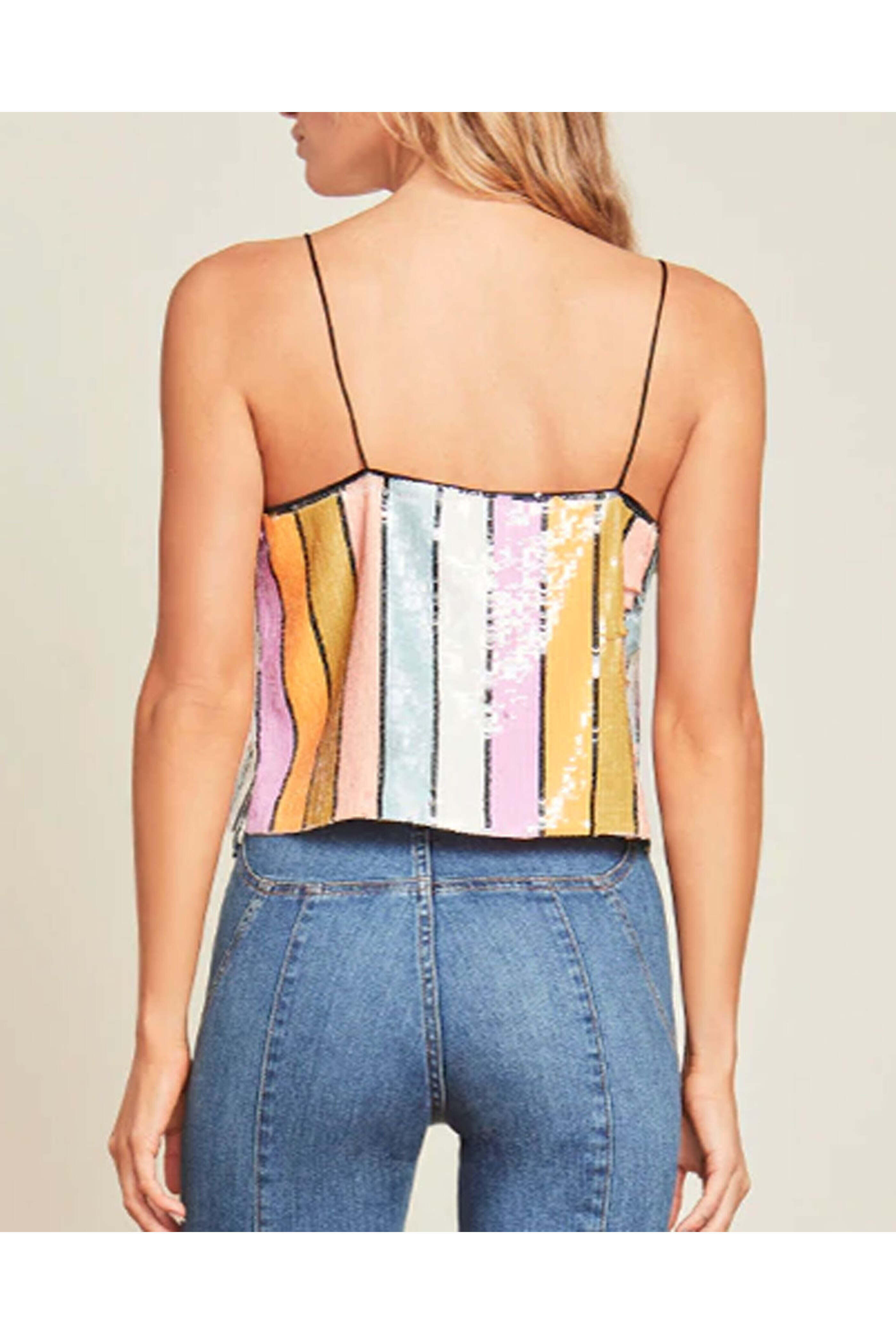 Veronica Beard - Multi Harmoni Sequin Top