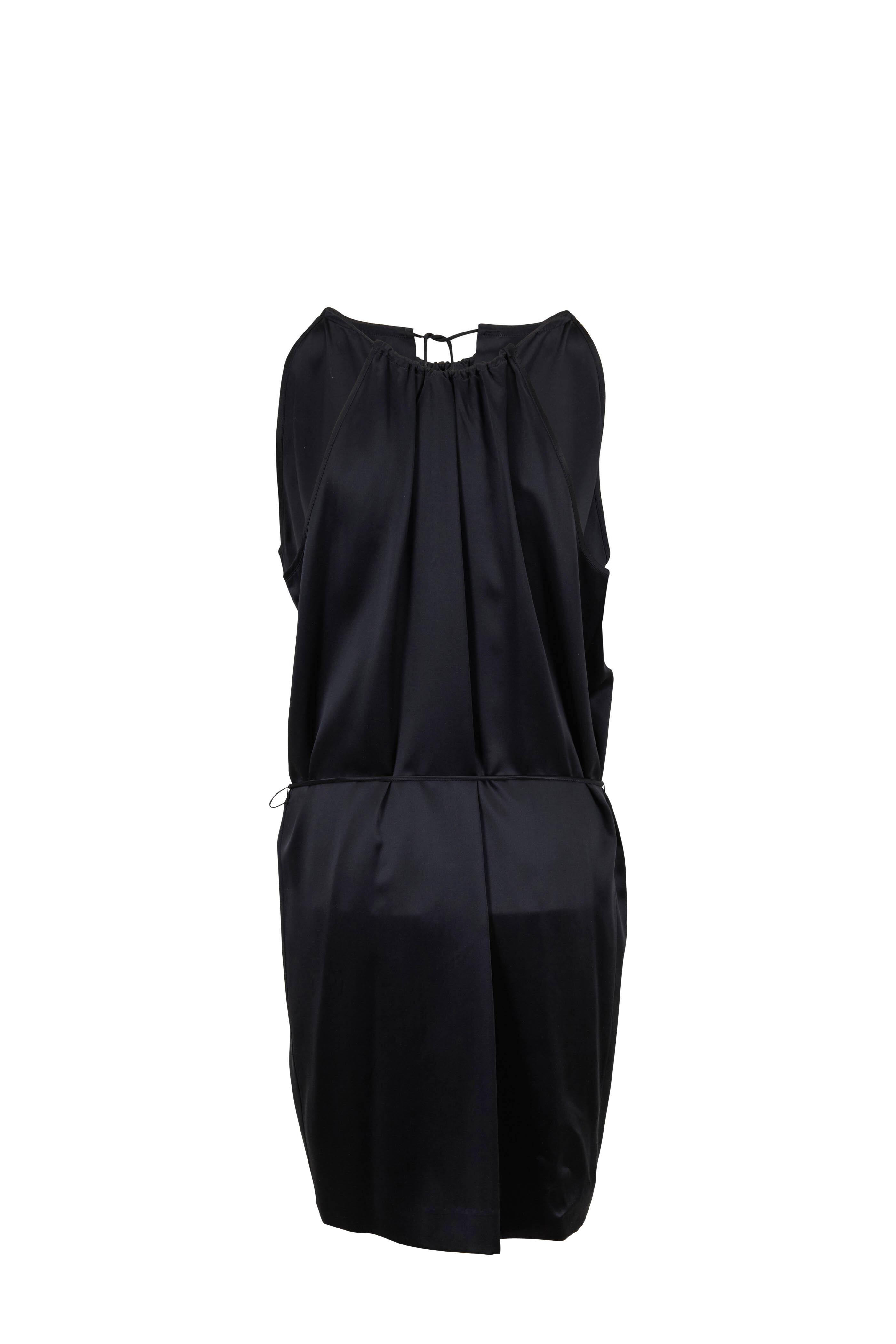 Nili Lotan - Jamie Black Silk Mini Dress