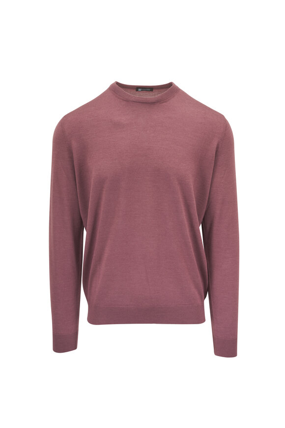 Colombo Dark Rose Cashmere & Silk Sweater