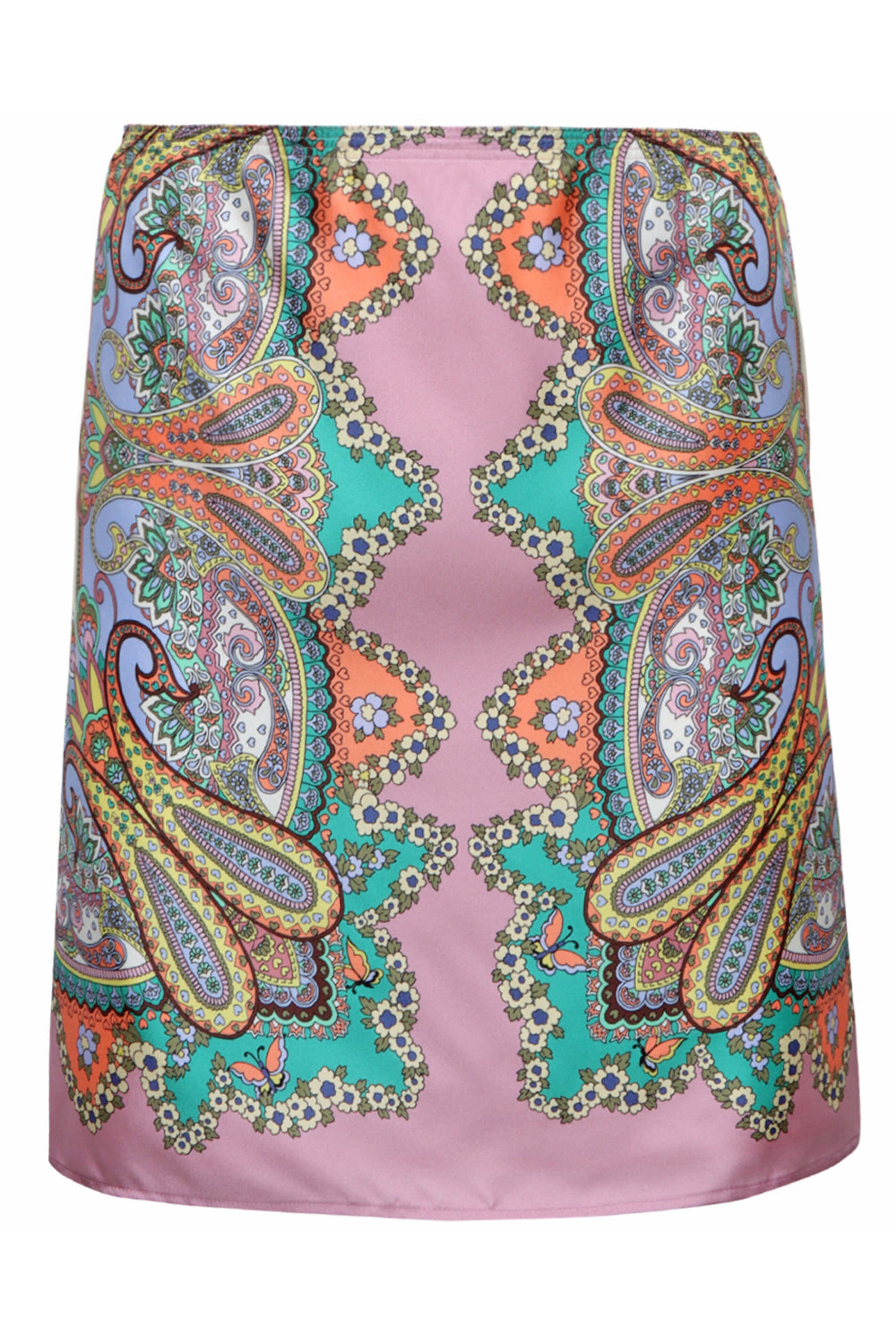 ミニスカート ETRO Pink cotton blend mini skirt (WRKB0042AV552 F0662) Etro Pink Cotton Blend Mini Skirt – LOZURI®