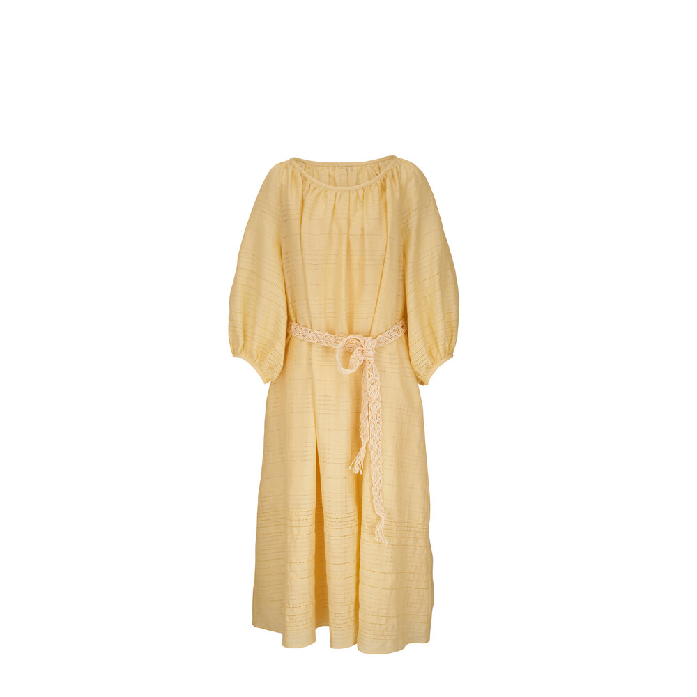 LORO PIANA ワンピース Callie linen crepe maxi dress1011825 Callie linen crêpe maxi dress in beige - Loro Piana | Mytheresa