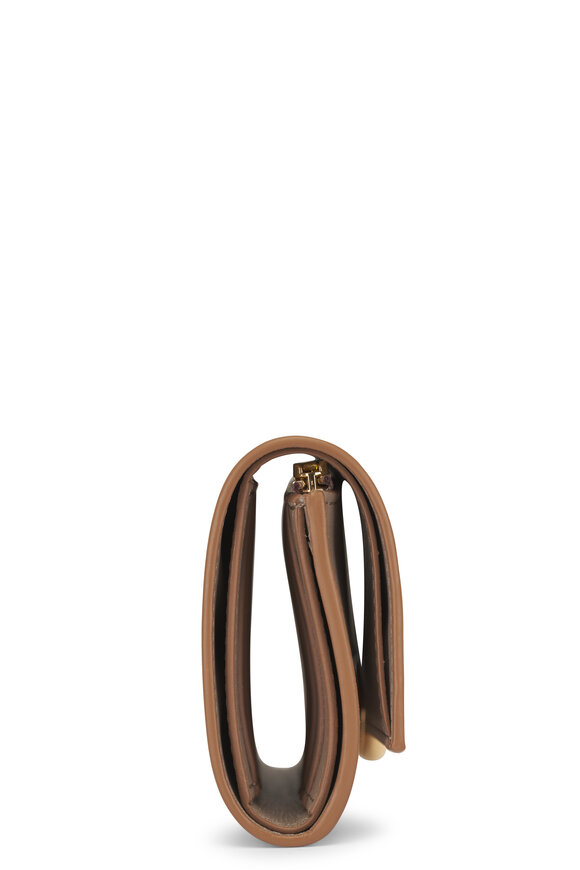 Loewe Small Pebble Sand Leather Vertical Wallet - view 2