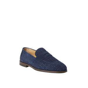 【関税＆送料込み】Brunello Cucinelli Braided Loafer Brunello Cucinelli Braided suede penny loafers | REVERSIBLE