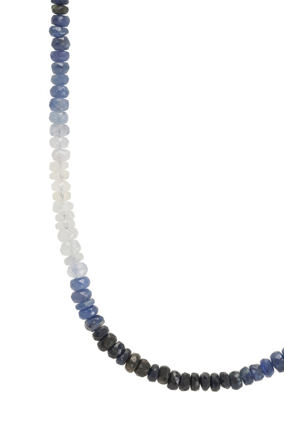 Cristina V. - Ombre Sapphire Rondelle Necklace