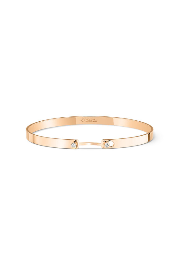 Nouvel Heritage Rose Gold Monday Morning Bangle - view 2