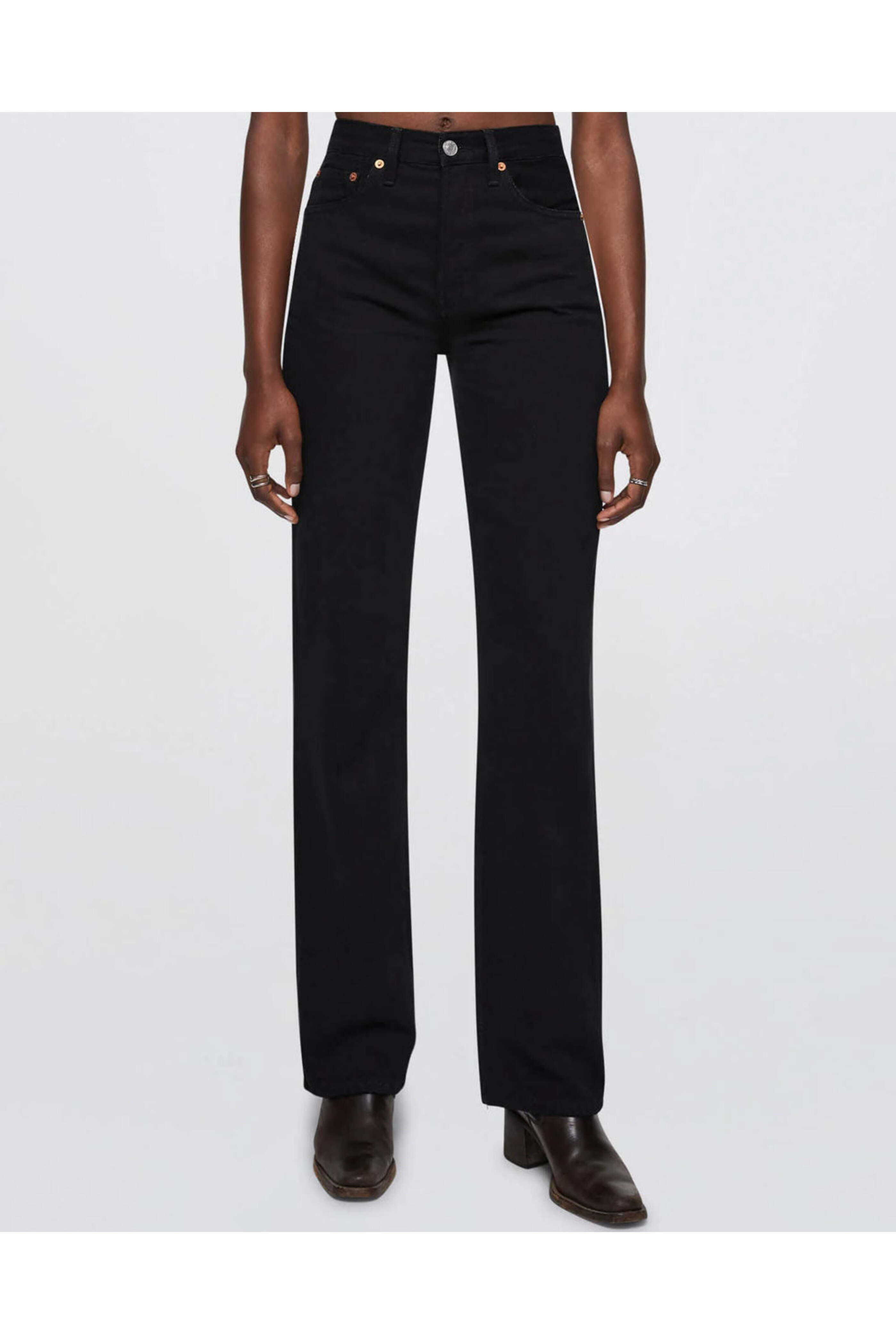 Re/Done - Black 90s High Rise Loose Denim