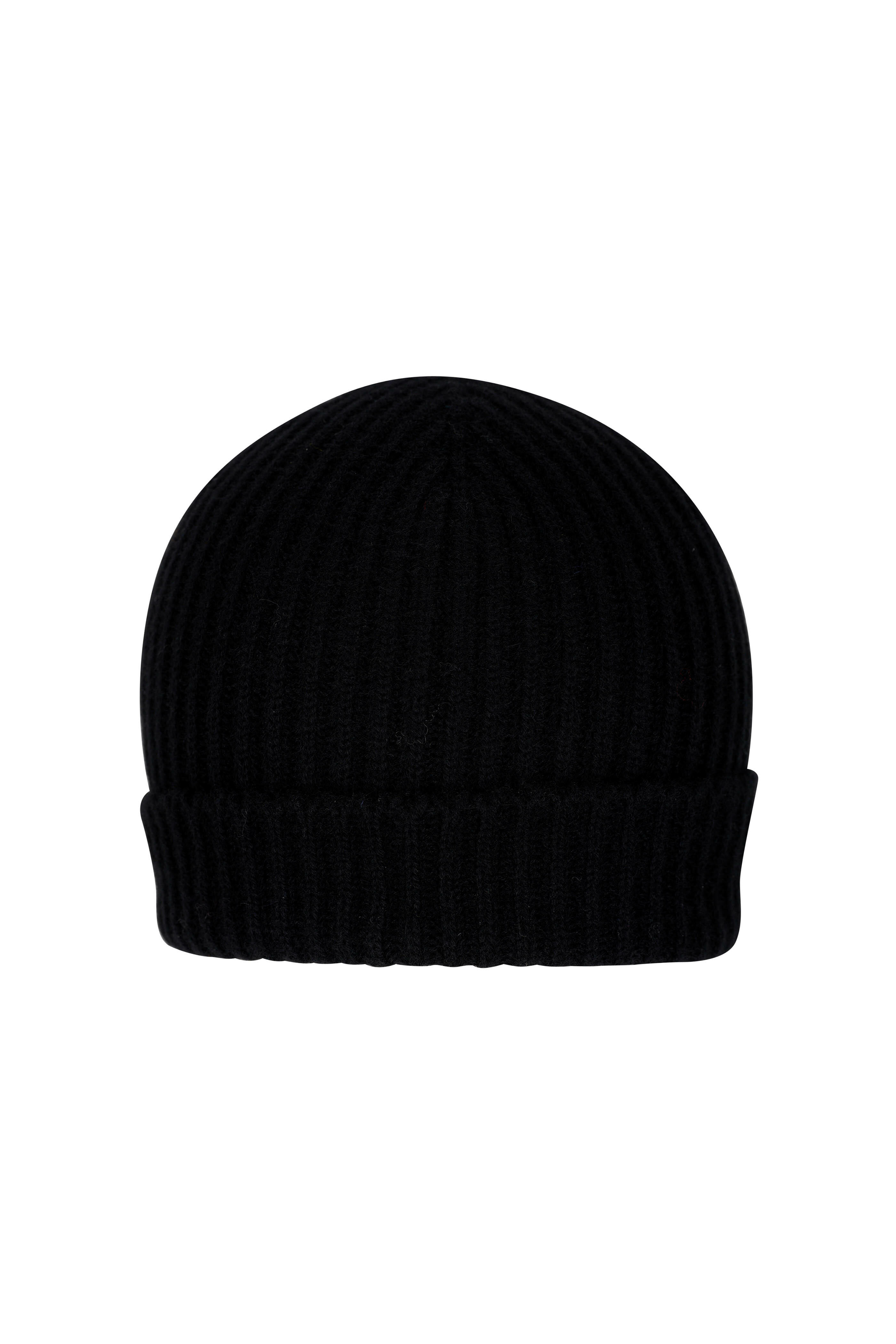 Alex Begg - Alex Black Ribbed Cashmere Beanie | Mitchell Stores