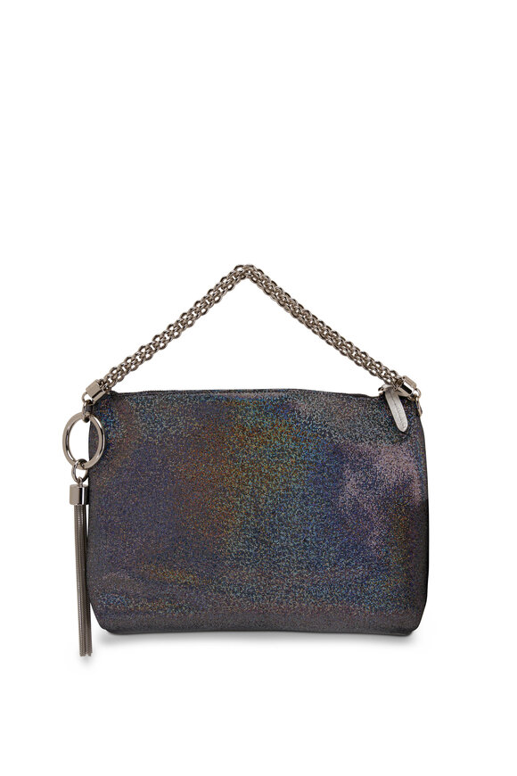 Jimmy Choo - Callie Metallic Disco Suede Clutch Bag