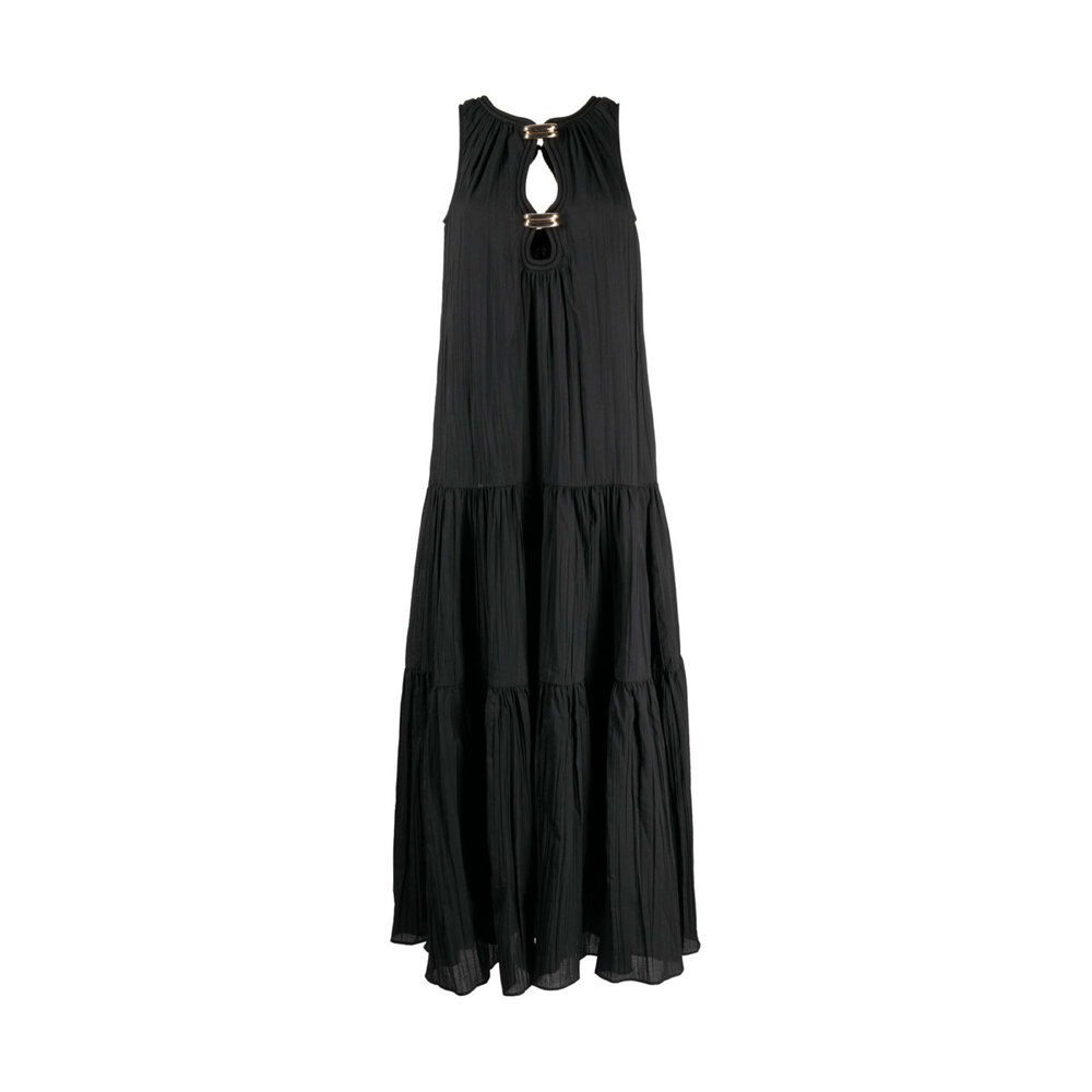acler black and white dress Claudia Black Lace Midi Dress, M main image 1