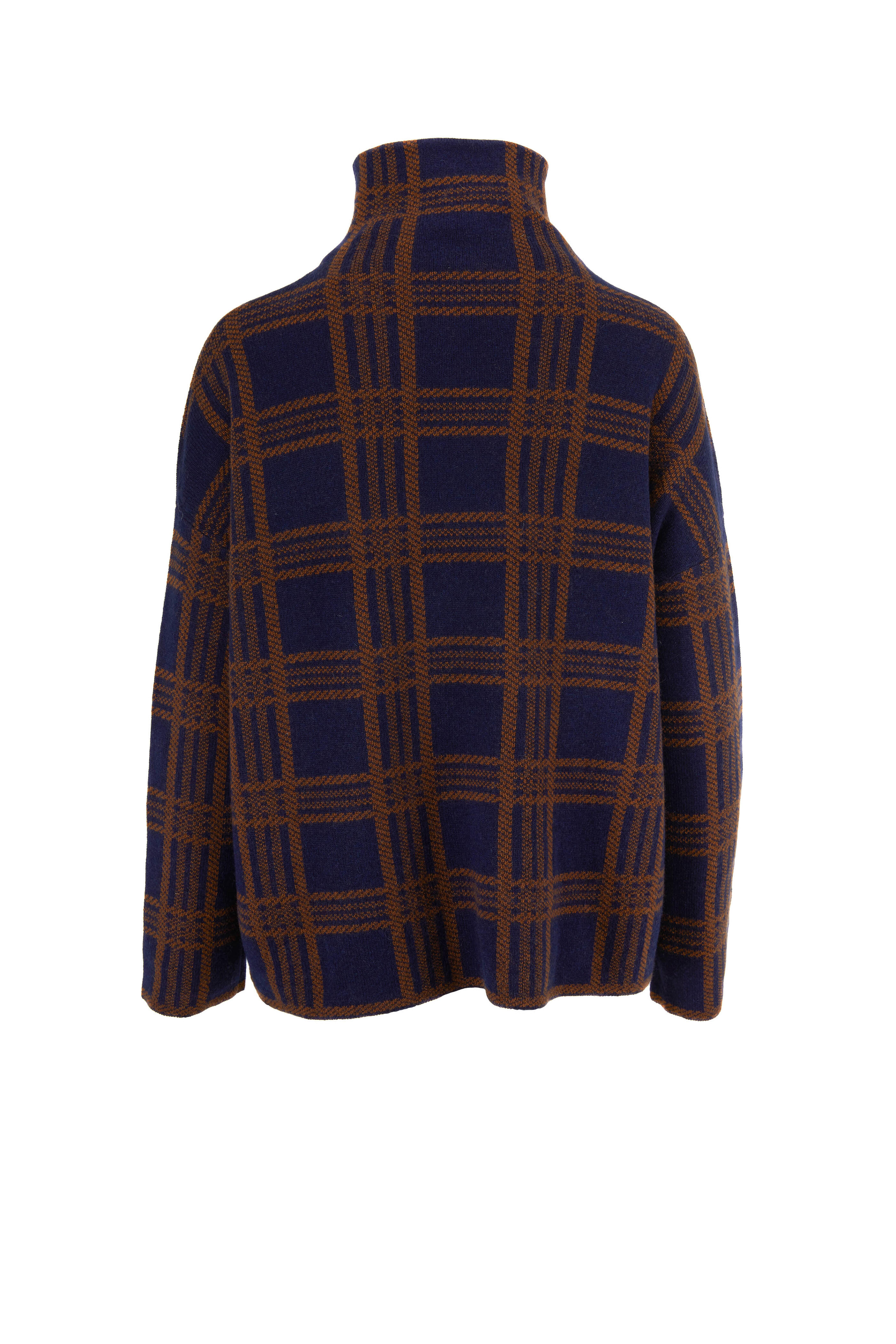 Vince plaid hotsell crew neck sweater