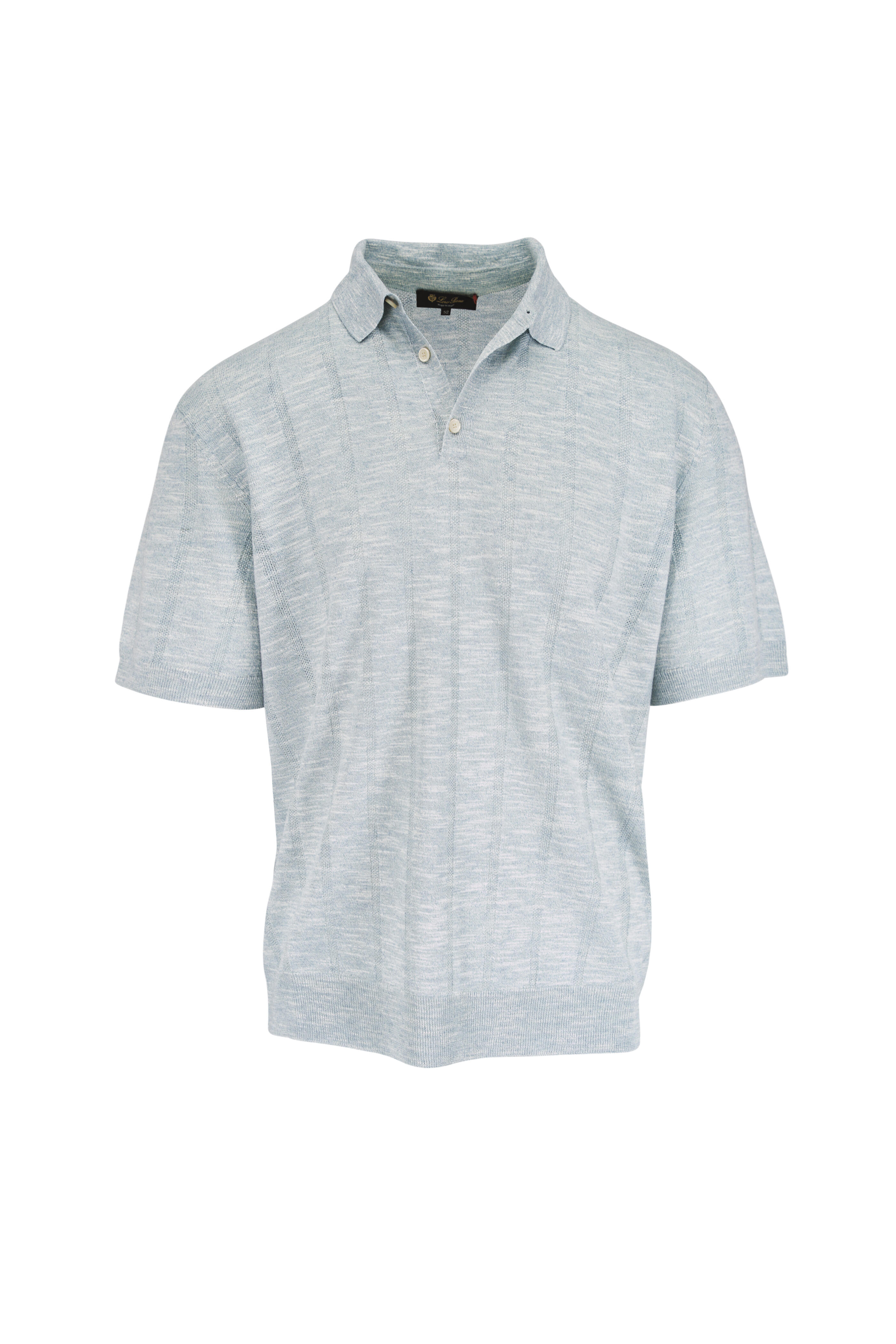Loro Piana - Mayreau Cerulean Linen & Silk Polo