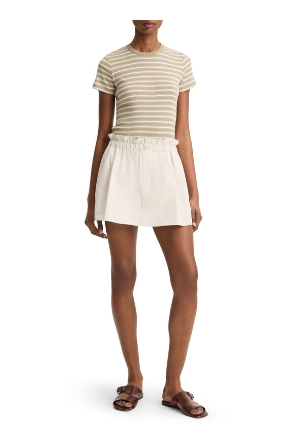 Vince Salted Moss Combo Stripe '90s Shrunken T-Shirt - view 2