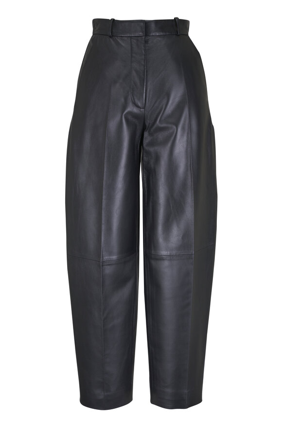 Altuzarra Bix Black Leather Pant - view 1