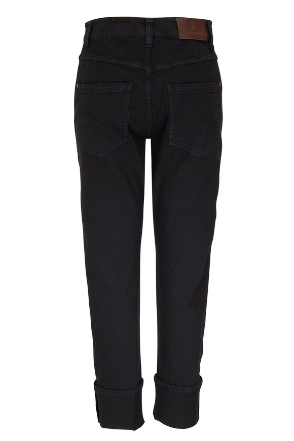 Brunello Cucinelli - Black Garment Dyed Jean