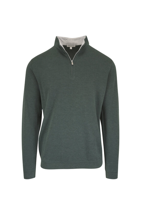 Peter Millar Crown Pine Brook Comfort Quarter-Zip Pullover - view 1