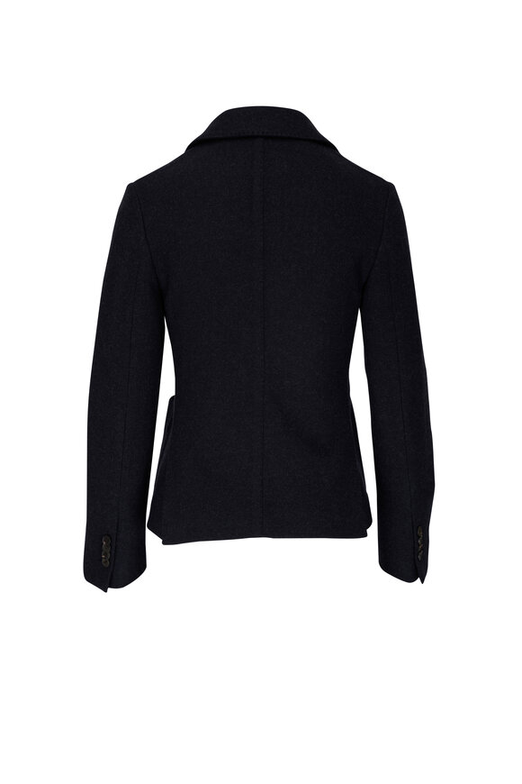 Loro Piana Neo Navy Double Faced Cashmere Jacket - view 2
