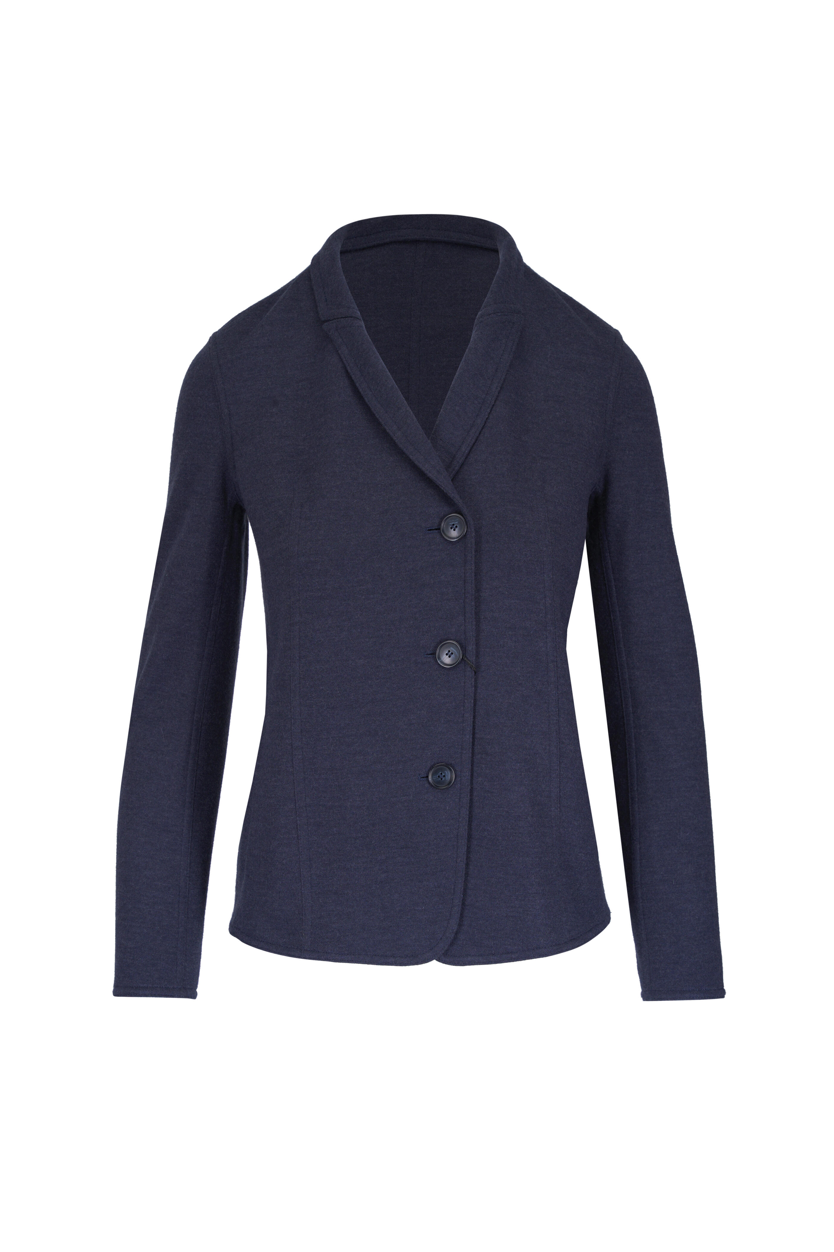 Akris - Lima Navy Blue Short Jacket - view 1