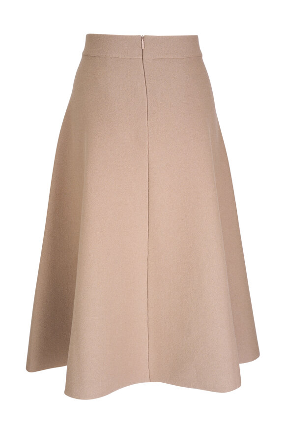 Moncler - Dusty Rose Beige Knit Skirt 