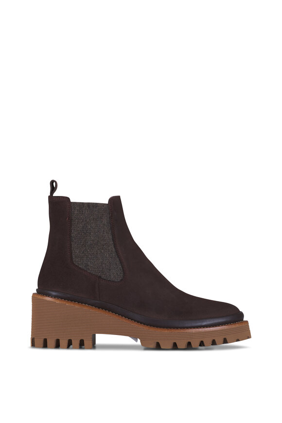 Ron White Emmaline Chocolate Wedge Boot, 50mm - view 3