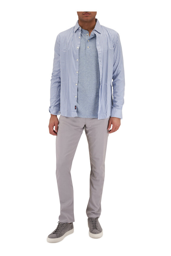 Faherty Brand - Movement™ Light Blue Gingham Shirt