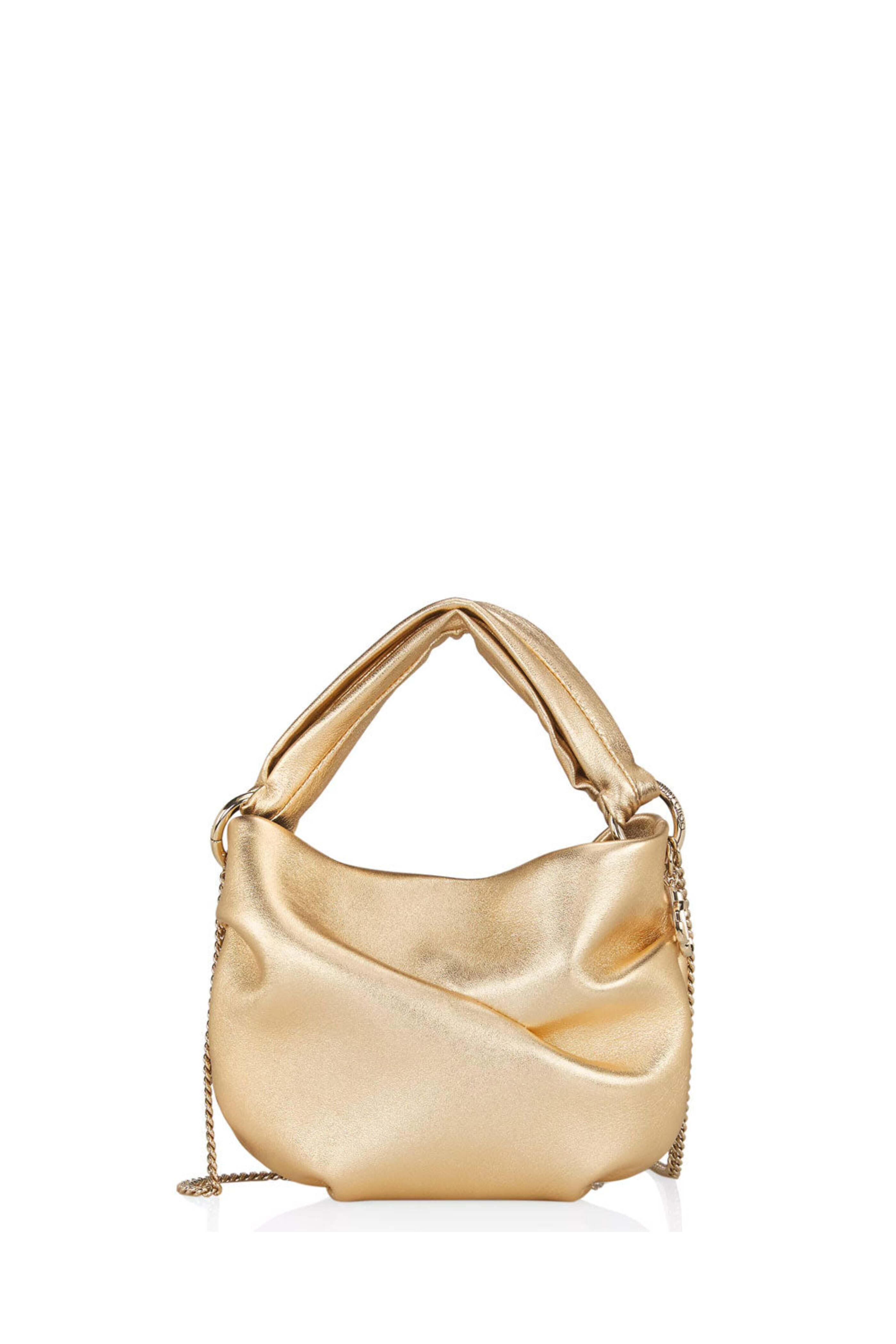 Jimmy Choo - Bonnie Metallic Bag in Gold | Mitchell Stores