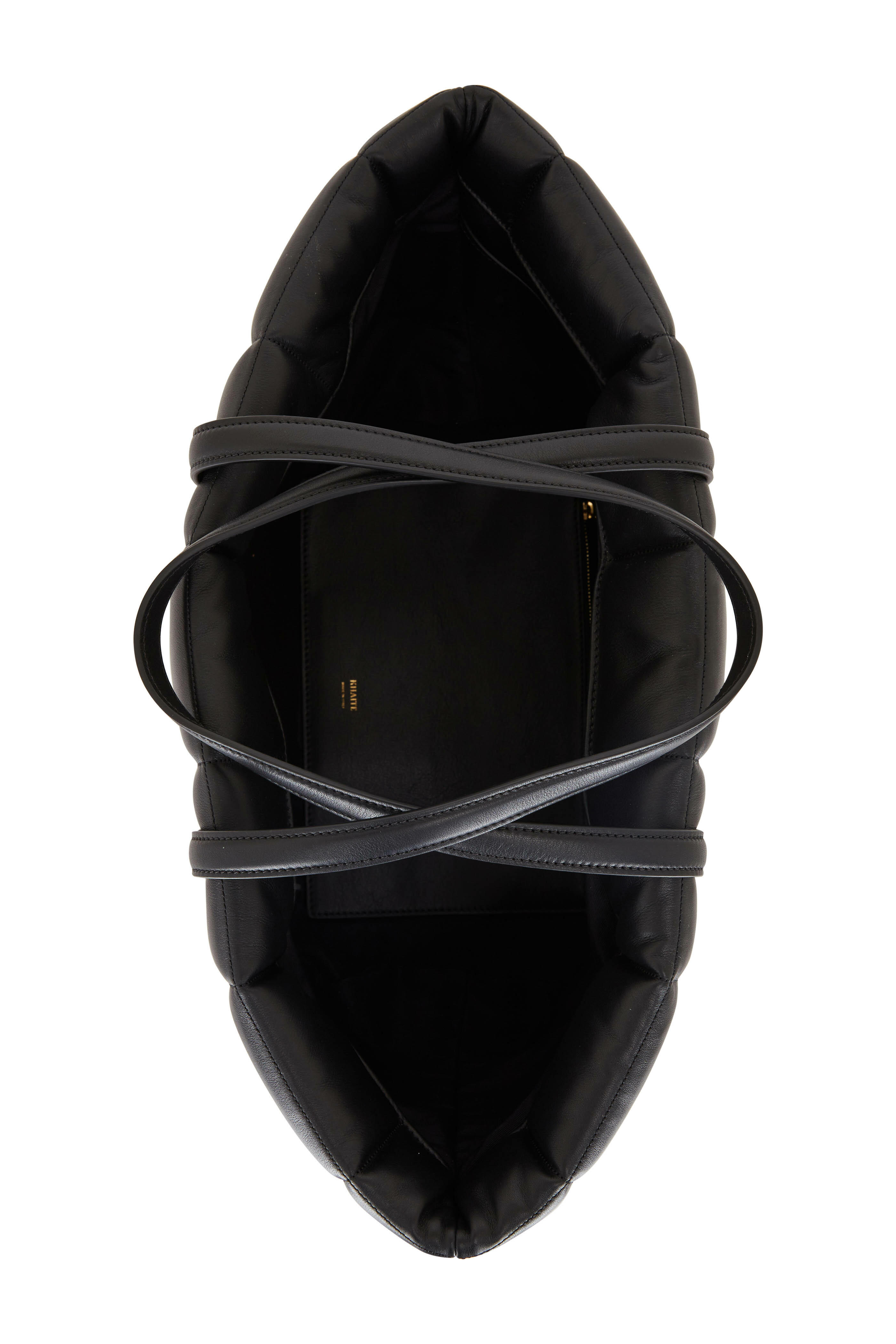 Khaite - Florence Black Quilted Leather Tote