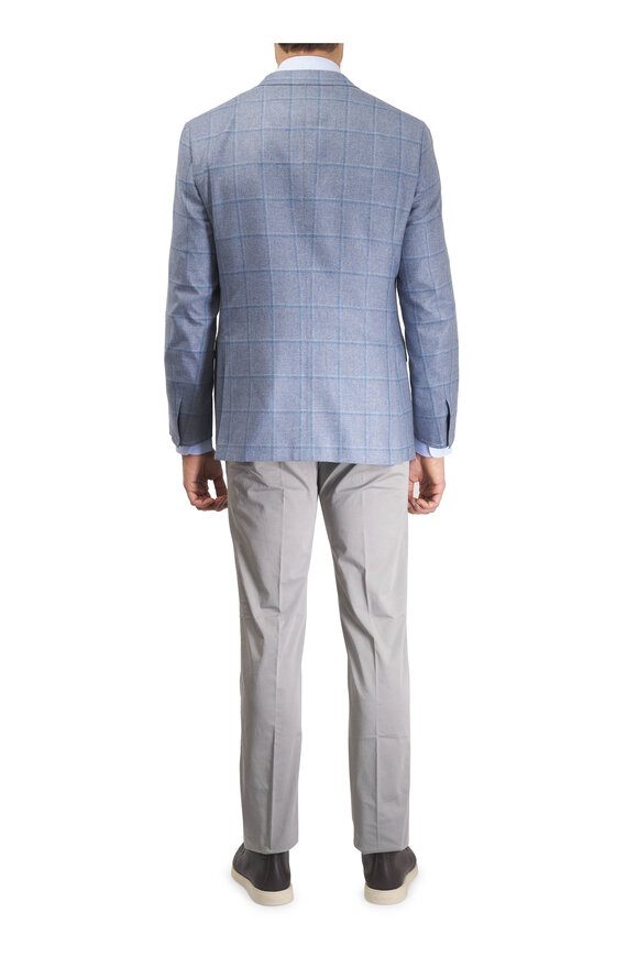 Kiton Taupe Stretch Casual Poplin Pant - view 3