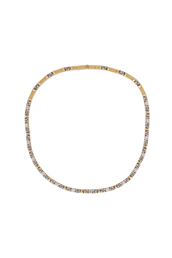 Mariani 18k Yellow Gold Roma Diamond Choker - view 1