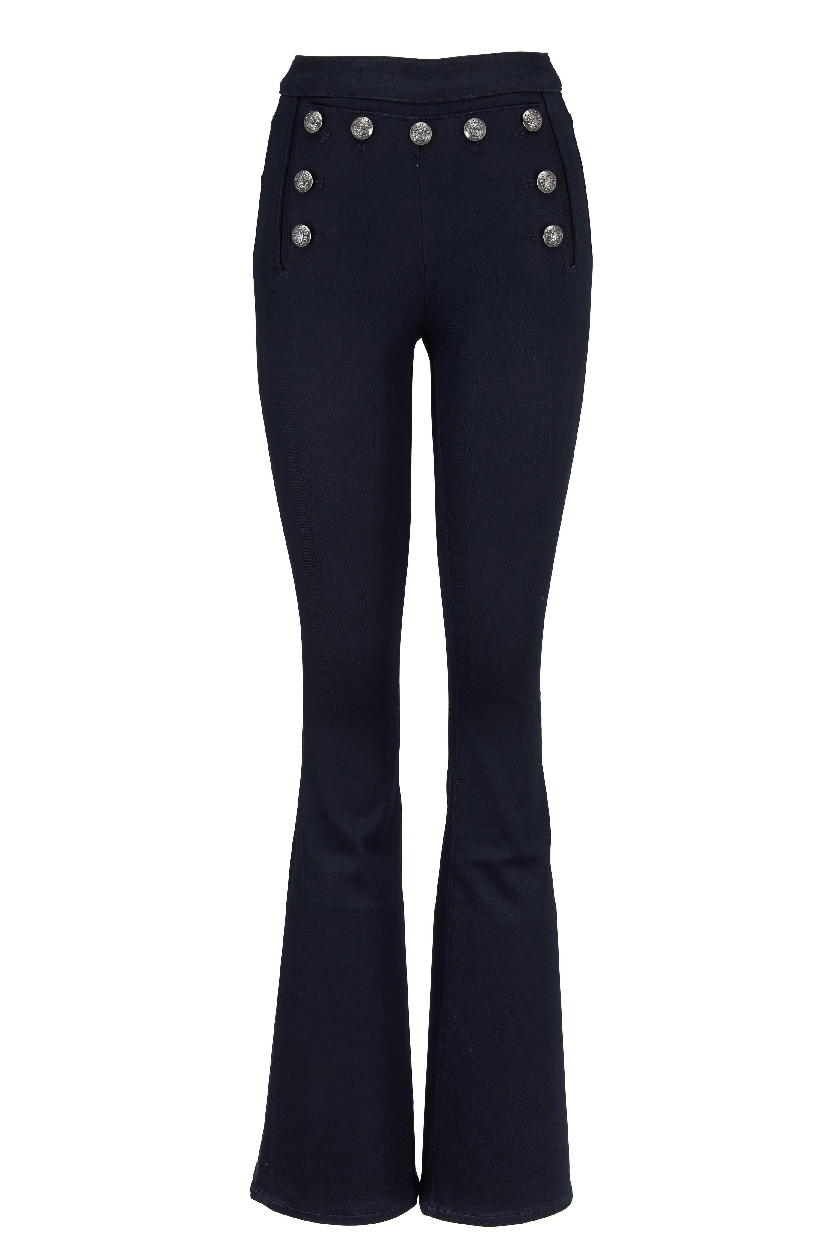 Veronica Beard - Beverly Indigo Sailor Flared Jean