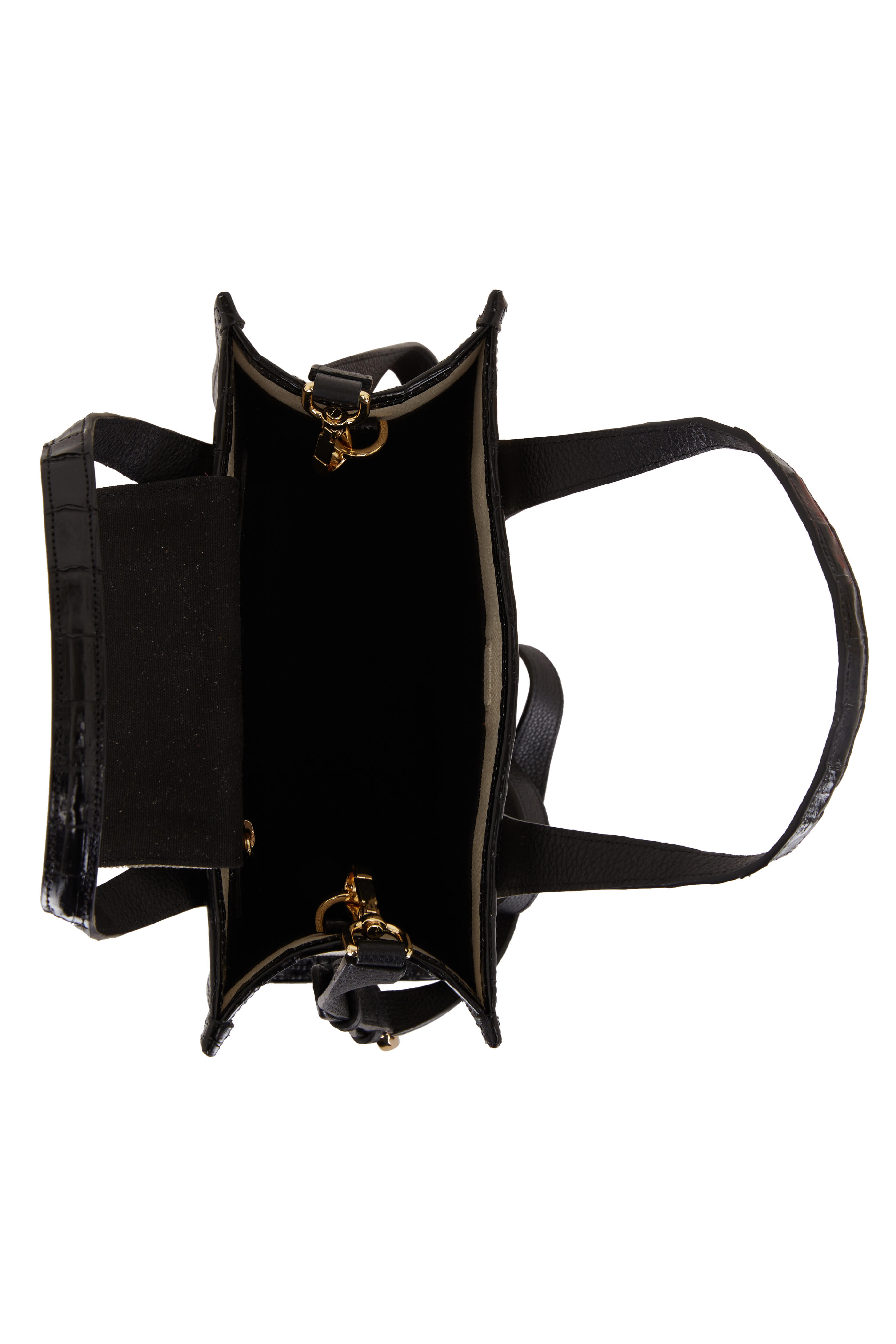 Maria Oliver - Martina Natural & Black Canvas Tote