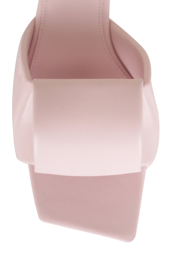 Loewe Origami Crystal Pink Slide Sandal, 45mm - view 5