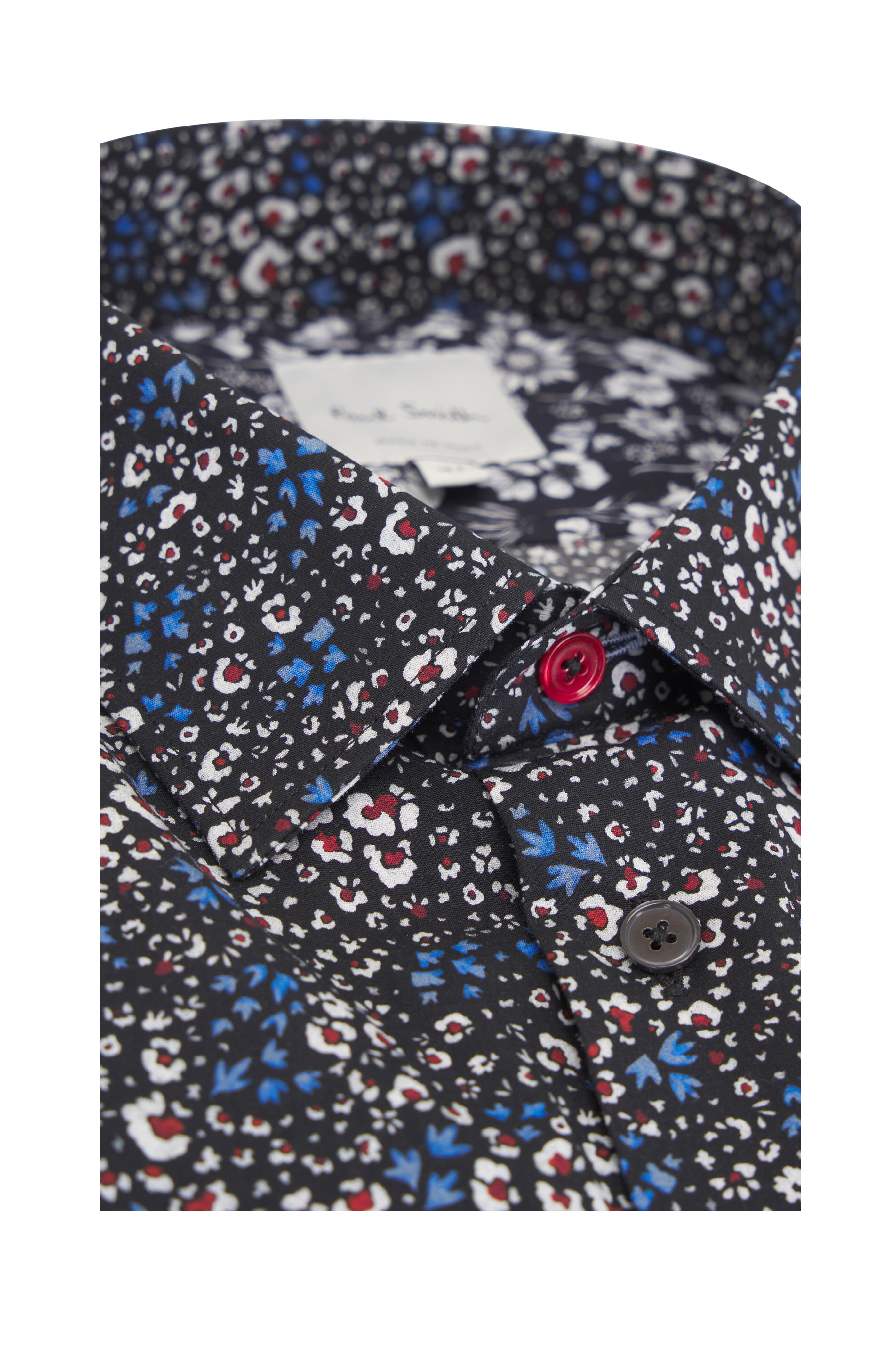 Paul Smith - Blue Floral Cotton Sport Shirt