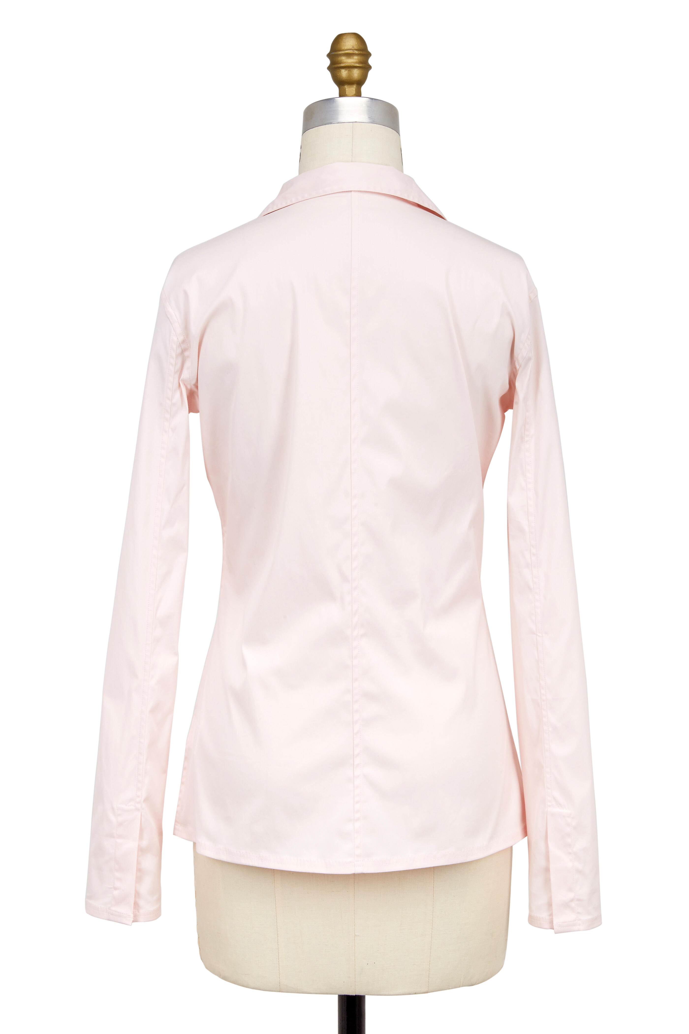 Lareida - Catharina Light Pink Stretch Cotton Blouse