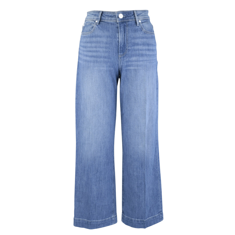 Paige Nellie Snowbunny High Rise Culotte Jean