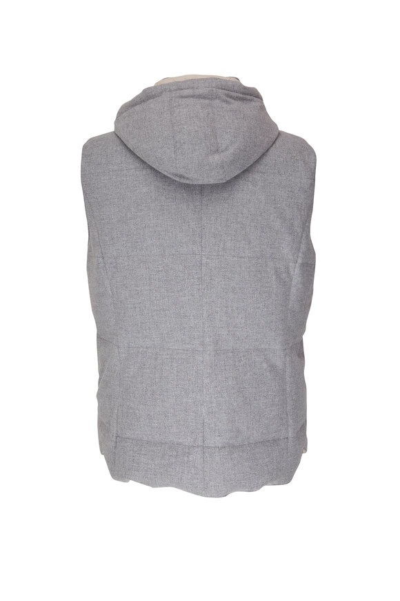 アウターその他 BRUNELLO CUCINELLI Woman Waistcoat Grey MH5672006 C011 Brunello Cucinelli Outlet: Blazer woman - Grey | Brunello
