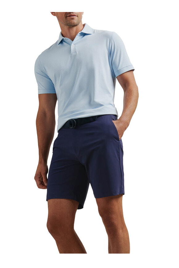 Peter Millar Navy Crown Crafted Bingham Performance Shorts - view 2