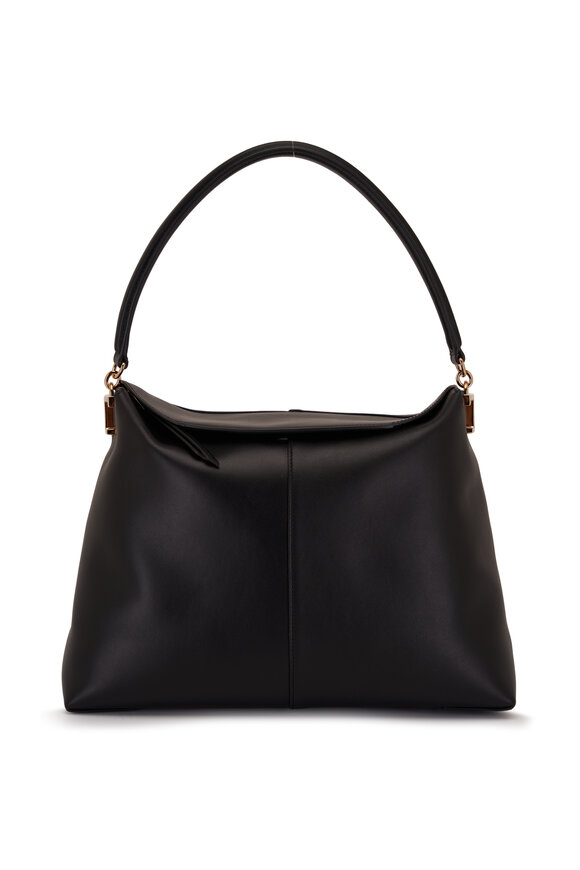 Tod's - Small T Case Black Leather Messenger Bag