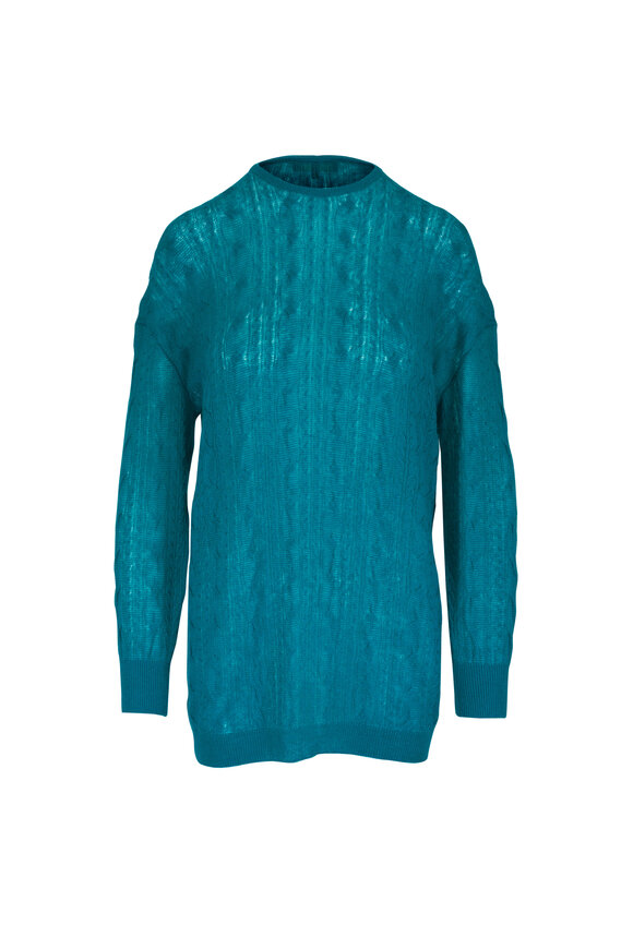Loro Piana Kudle Nature Illusion Cashmere & Silk Tunic - view 1
