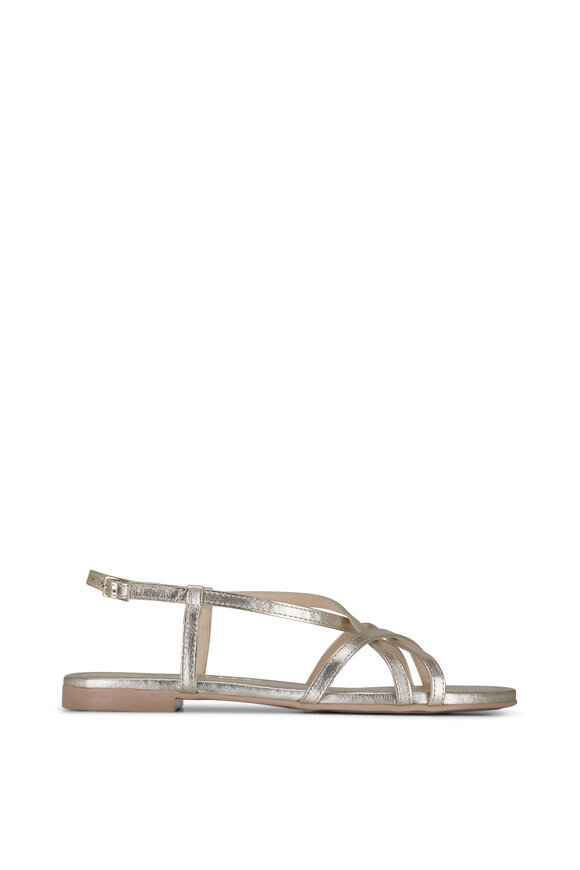 AGL - Summer Straps Sandy Metallic Flat Sandal